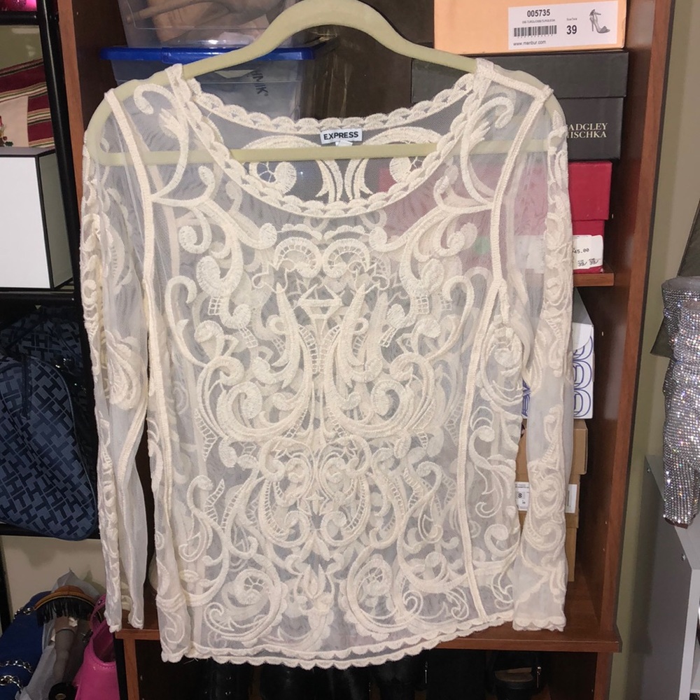 Express lace shirt